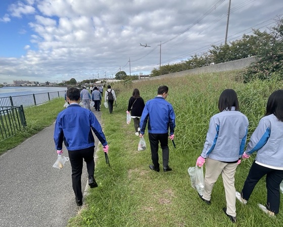 神崎川畔クリーンアップ作戦